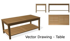 Vector Drawing-Table